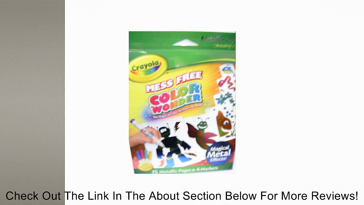 Color Wonder Mini Metallic Paper Drawing Pad Review