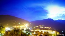 4 K Thunderstorm Lightning Star Trail Timelapse compilation Nov 2014 Sartene Corsica
