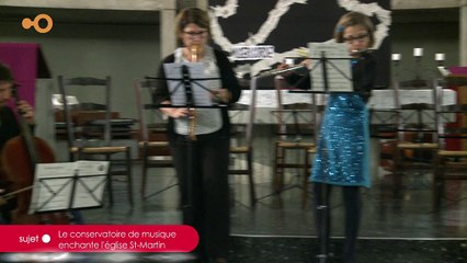SUJET - Le conservatoire de musique enchante l'église St-Martin