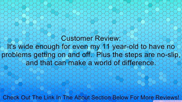 39 Trampoline Ladder With 3 Wide Flat Step Review