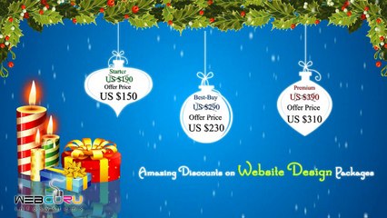 Christmas and New Year Offer from WebGuru on Various Web Services
