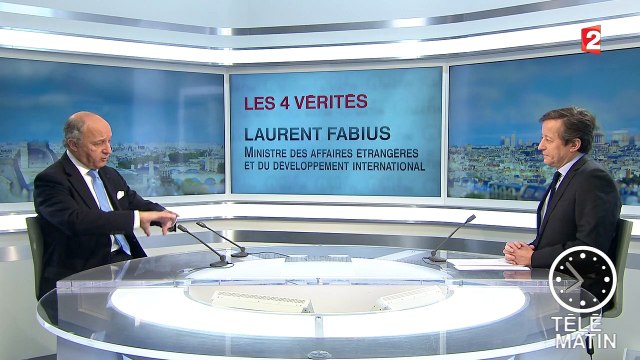 Laurent Fabius sur la reconnaissance de l'Etat palestinien : l'objectif, c'est la paix