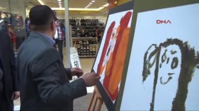 Nevşehir Zihinsel Engellilerden Resim ve Seramik Sergisi