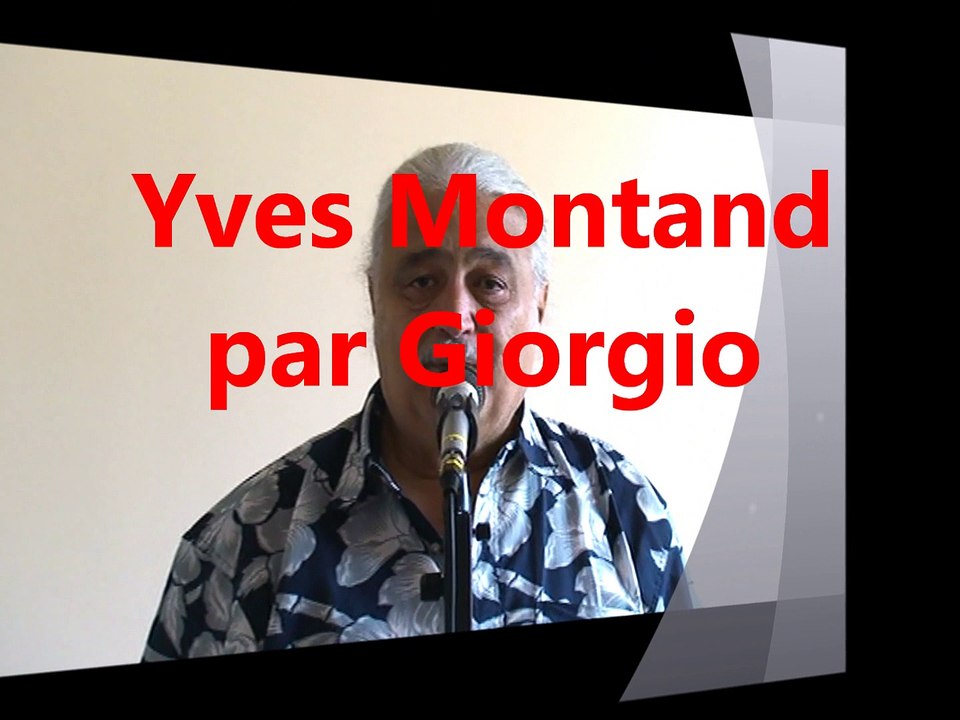 LA BICYCLETTE (Yves Montand) reprise