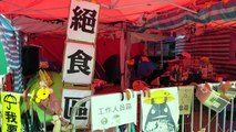 Manifestantes de Hong Kong divididos