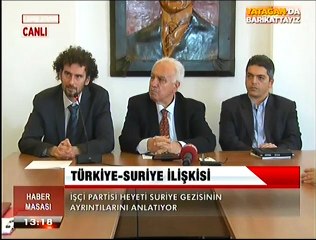 İşçi Partisi heyeti Suriye ziyaretinin ayrıntılarını aktardı