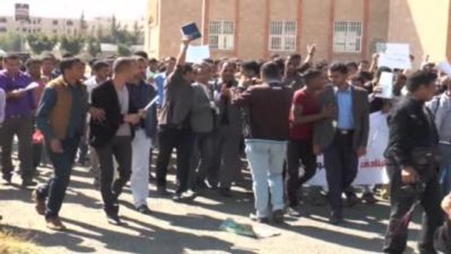 Yemen'de Husi Karşıtı Gösteri