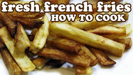 How To Make French Fries Homemade - Electric Oil Deep Fryer Fry Daddy -Fried Potato Spuds Cook Video