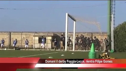 Domani il derby Foggia Lecce, rientra Filipe Gomes
