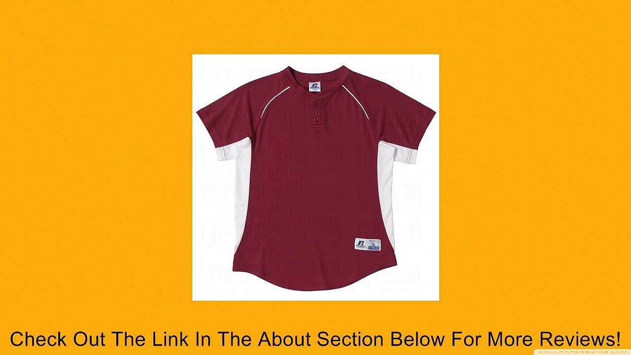 Russell Youth Dri-Power Performance Mesh Baseball Two-Button Jerseys Review