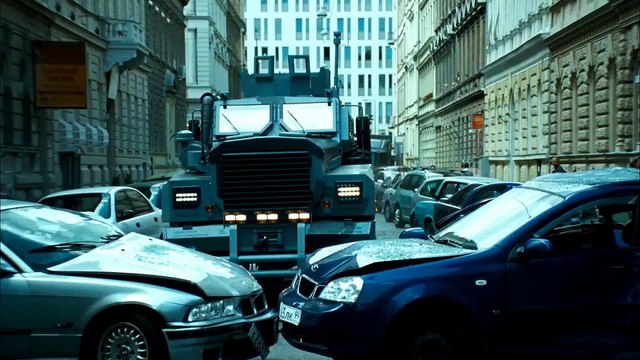 Die Hard 5 Movie Clip _The Car Chase_