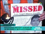 In the US today protests demonstrate solidarity with the Ayotzinapa 43