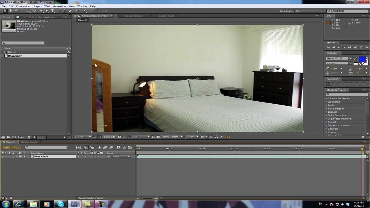 How To Give Your Footage An Artistic Feel- Adobe After Effects Tutorial 7