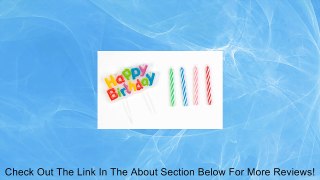 Unique Happy Birthday and Spiral Candles Set of 20 Review