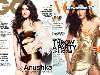 Golden shine: Katrina Kaif and Anushka Sharma in golden