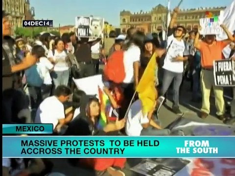 From the South-US protesters demand end to funding Mexican drug war