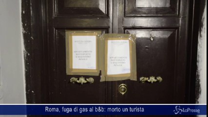 Roma, fuga di gas al b&b: morto un turista