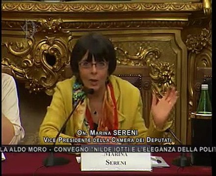 Roma - Nilde Iotti e l'eleganza della politica -Sereni (04.12.14)