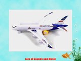 Kids 'Jumbo World Airways' Bump & Go Battery Operated Toy Plane Jet Lights & Sounds Length: - Holiday Gift Guide