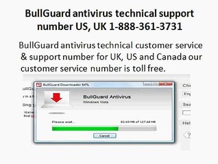 toll free 1-888-361-3731 BullGuard antivirus technical customer support number