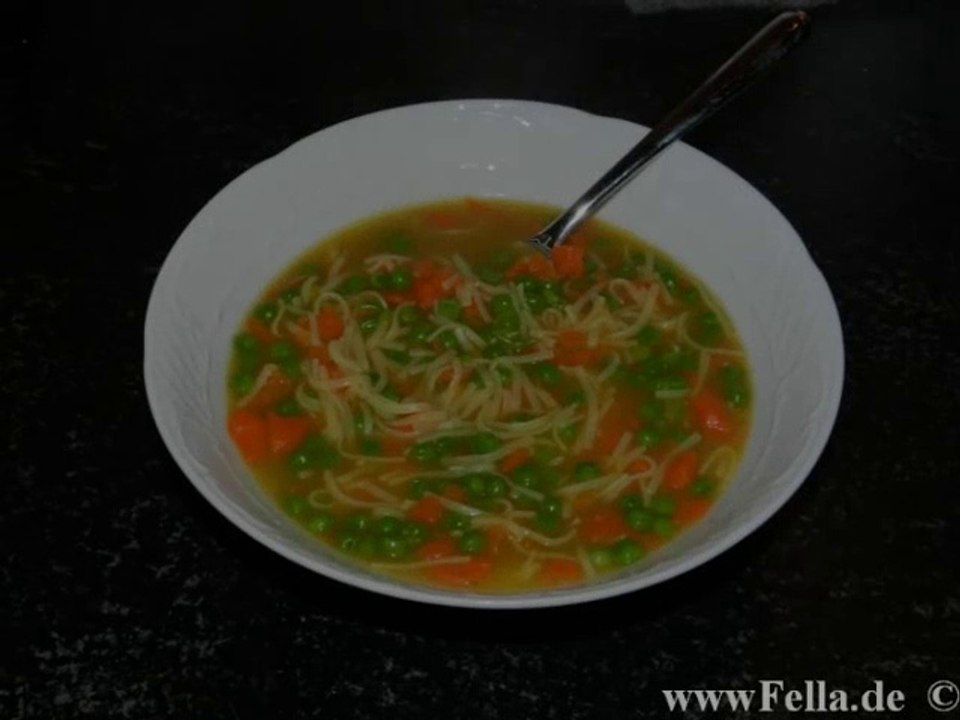 Thermomix TM 5 Gemüsesuppe Gemüse Nudel Suppe