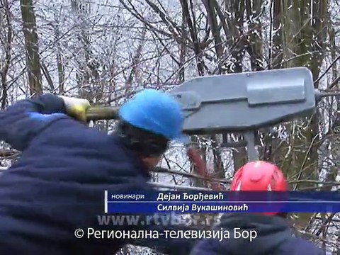 Majdanpek četvrti dan bez struje, 04. decembar 2014. (RTV Bor)