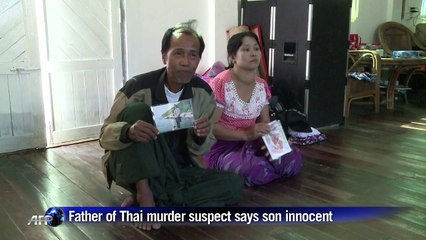 Father of Thai murder suspect believes his son is innocent