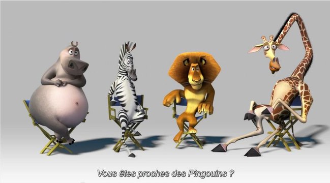 Les Pinguins de Madagascar - Interview des Stars de Madagascar [Officiel] VOST HD