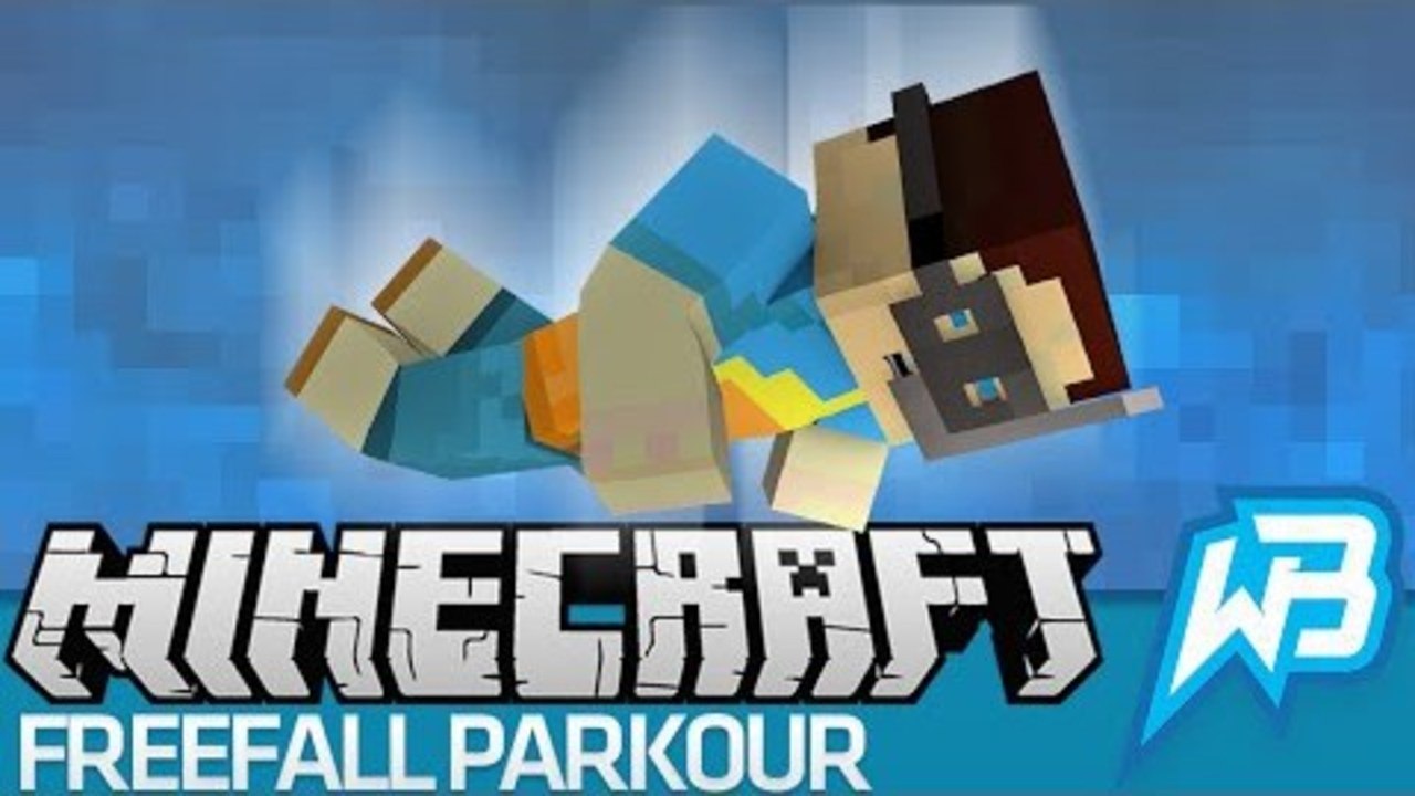Minecraft: FREEFALL RAGE PARKOUR!! [1.8 Slime Block Parkour] [60 FPS]