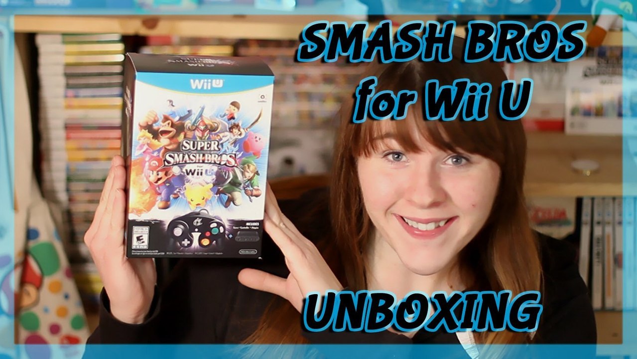 SUPER SMASH BROS FOR WII U UNBOXING