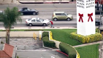 It takes flight during a longboard poursuite
