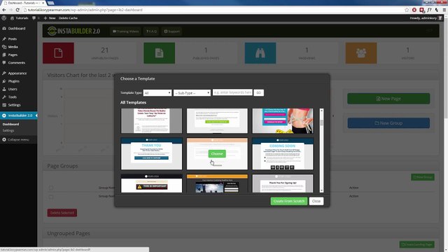 InstaBuilder 2.0 Review (Part 3) - How To Create A Page Using InstaBuilder Template and Customize It