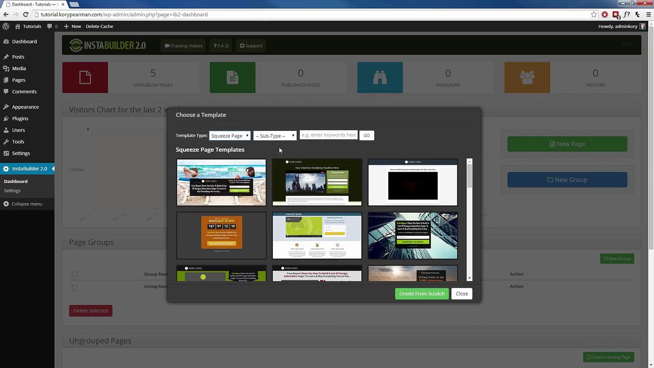 InstaBuilder 2.0 Review (Part 9) - How to Create A 3-Step Optin