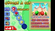 Mario Kart, Super Circuit - Mushroom Cup com Bowser