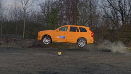 Crash test Volvo XC90 - Système Safe Positioning