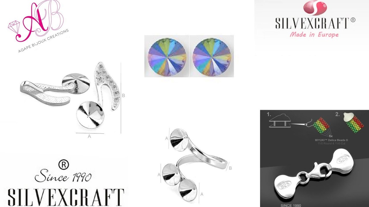Collaborazione con Silvexcraft argento 925 e cristalli Swarovski