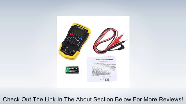 LCD Digtital Meter XC6013L Capacitance Capacitor Tester mF uF Circuit Gauge Capacitance Meter Tester Review
