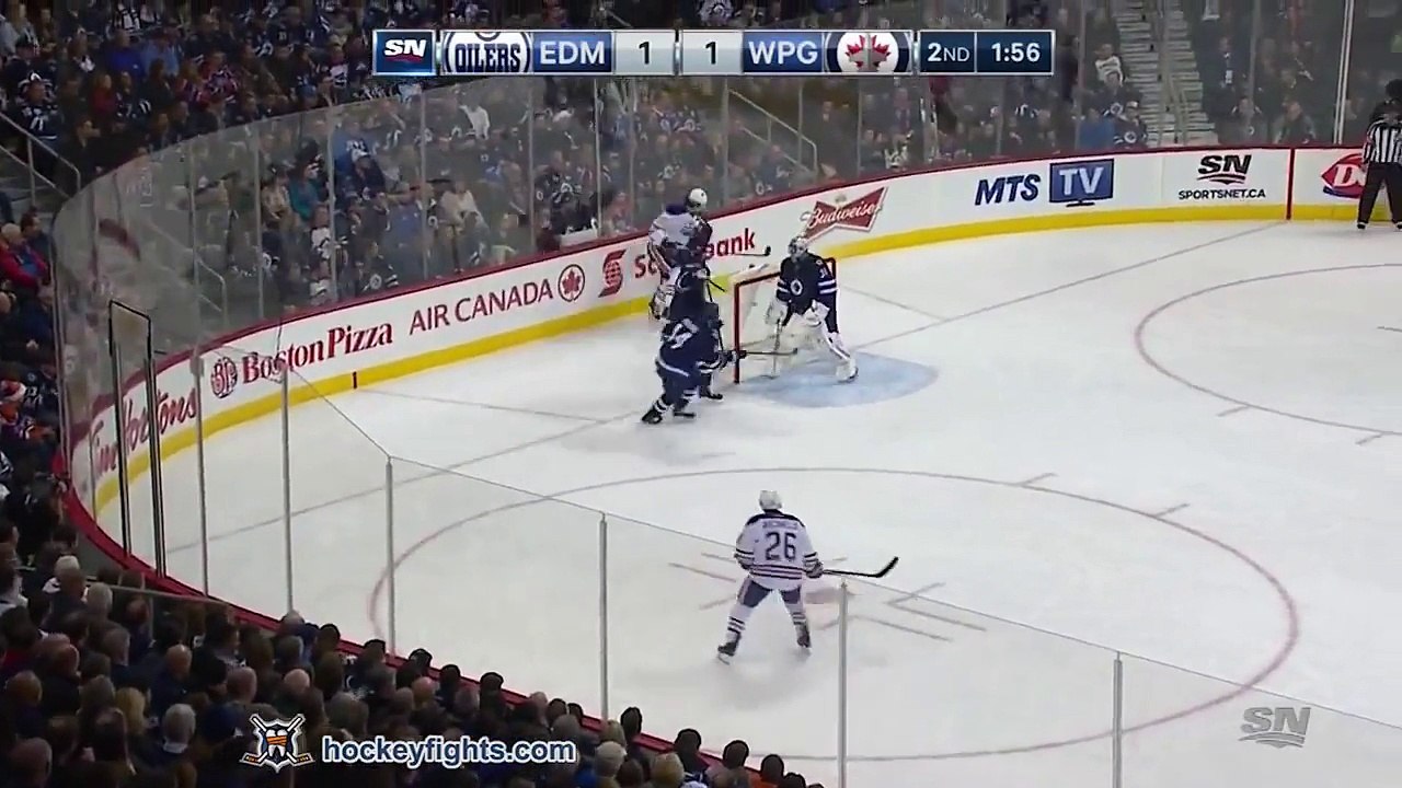 NHL fight : Luke Gazdic vs Anthony Peluso Dec 3, 2014