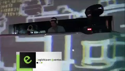 Performance DJ & VDJ con cabina de proyección