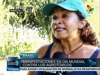 Piden brasileños reforma agraria que prohiba el uso de agrotóxicos