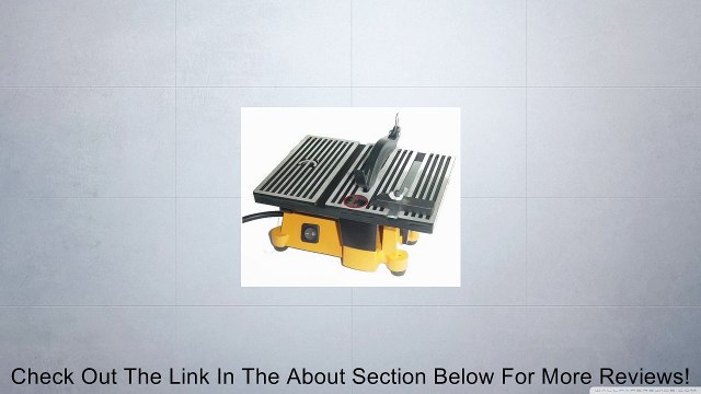 4 Mini Electric Table Saw with 2 Blades Review
