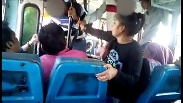 Rohtak sisters beating boys in the bus