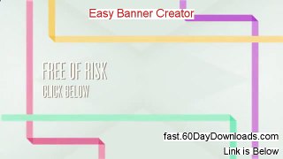 Get Easy Banner Creator free of risk (for 60 days)
