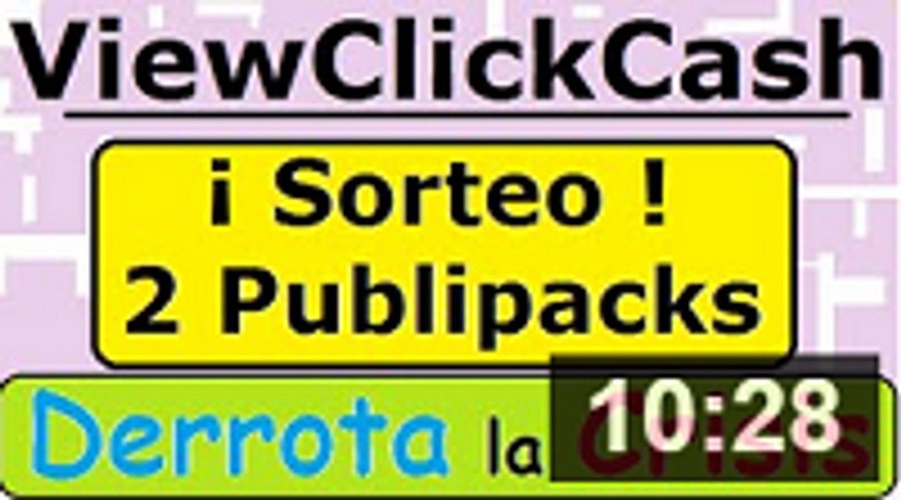 Viewclickcash, Regalos de Navidad de hasta 1000€   Sorteo Derrota la Crisis[1]