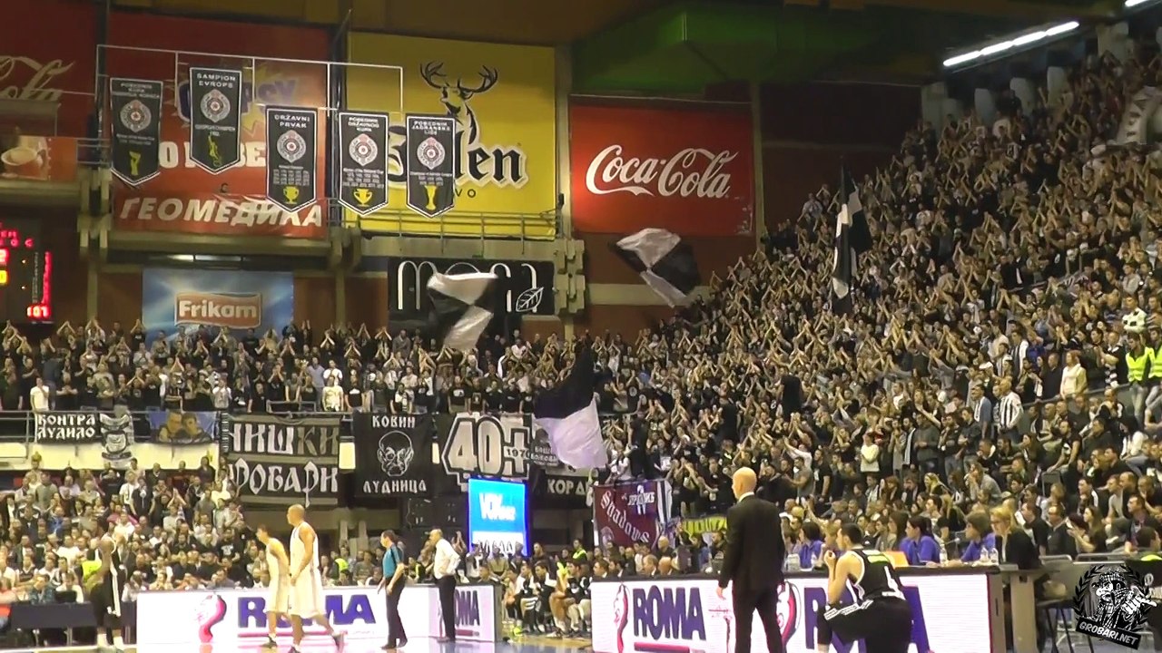 Grobari na Partizan -Hapoel Jerusalim 03.12.2014