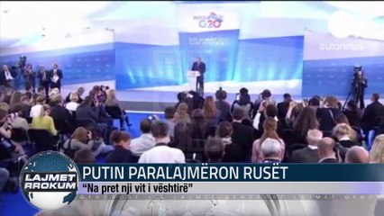 PUTIN PARALAJMËRON RUSËT