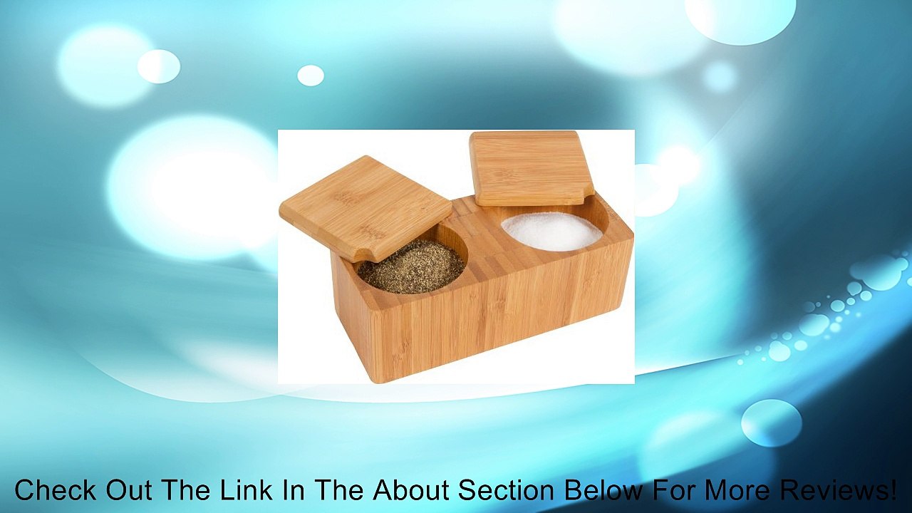 Trademark Innovations Bamboo Salt and Pepper Box Review