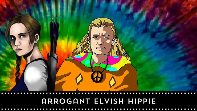 THE HUNGER GAMES Vs THE HOBBIT 8bit Rap Battle