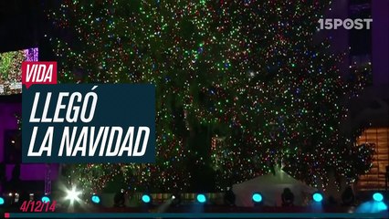 El árbol de Navidad más famoso ya ilumina Nueva York - 15POST