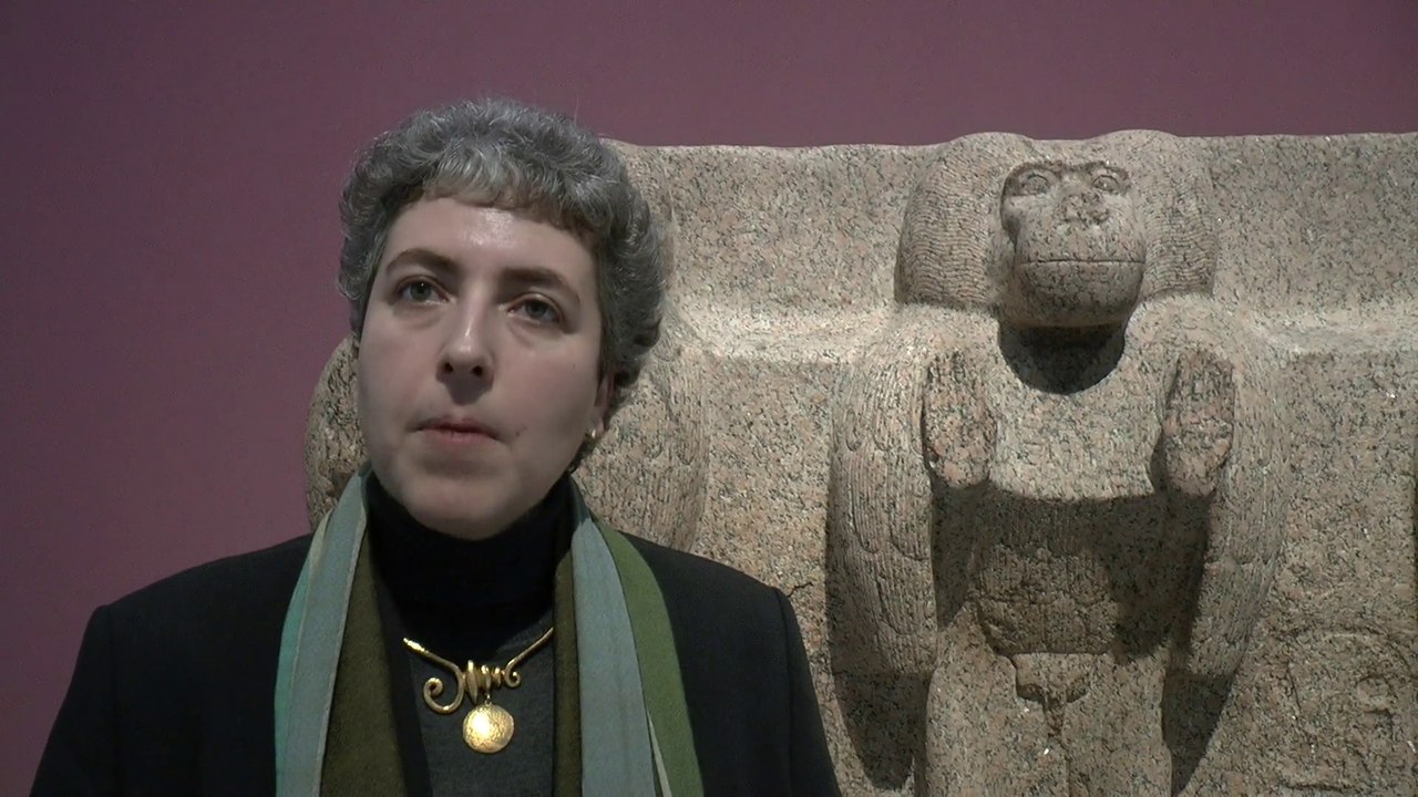 Hélène Guichard, commissaire de l'exposition "Des animaux et des pharaons"